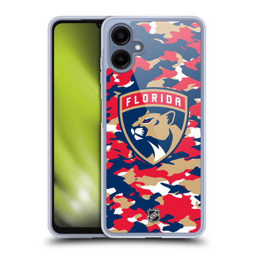 NHL Florida Panthers Camouflage Soft Gel Case for Samsung Galaxy A06 4G / 5G