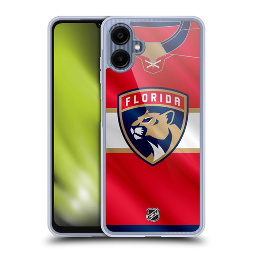 NHL Florida Panthers Jersey Soft Gel Case for Samsung Galaxy A06 4G / 5G