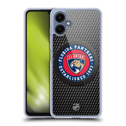 NHL Florida Panthers Puck Texture Soft Gel Case for Samsung Galaxy A06 4G / 5G