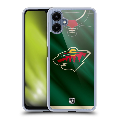 NHL Minnesota Wild Jersey Soft Gel Case for Samsung Galaxy A06 4G / 5G