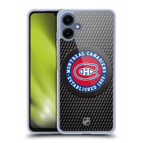 NHL Montreal Canadiens Puck Texture Soft Gel Case for Samsung Galaxy A06 4G / 5G