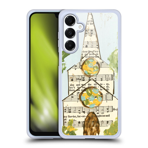 Haley Bush Church Painting Hymnal Page Soft Gel Case for Samsung Galaxy A16 5G & MagSafe