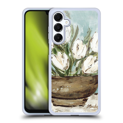 Haley Bush Floral Painting Tulip Bowl Soft Gel Case for Samsung Galaxy A16 5G & MagSafe
