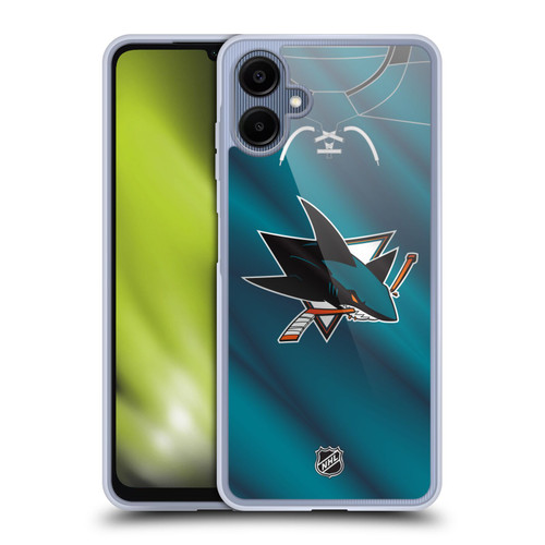 NHL San Jose Sharks Jersey Soft Gel Case for Samsung Galaxy A06 4G / 5G