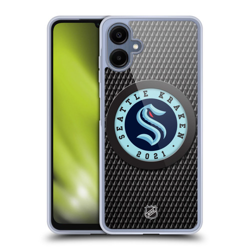 NHL Seattle Kraken Puck Texture Soft Gel Case for Samsung Galaxy A06 4G / 5G
