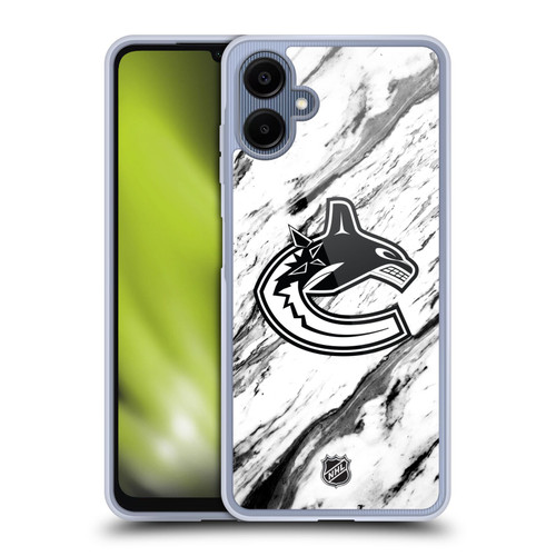NHL Vancouver Canucks Marble Soft Gel Case for Samsung Galaxy A06 4G / 5G