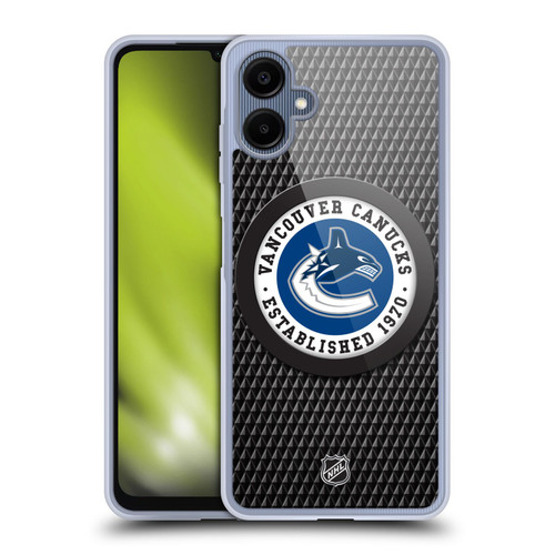 NHL Vancouver Canucks Puck Texture Soft Gel Case for Samsung Galaxy A06 4G / 5G