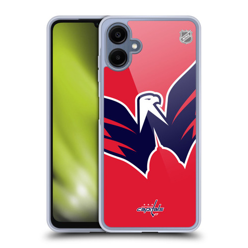 NHL Washington Capitals Oversized Soft Gel Case for Samsung Galaxy A06 4G / 5G