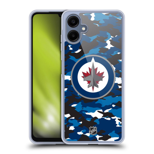 NHL Winnipeg Jets Camouflage Soft Gel Case for Samsung Galaxy A06 4G / 5G