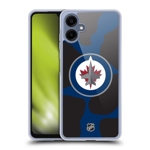 NHL Winnipeg Jets Cow Pattern Soft Gel Case for Samsung Galaxy A06 4G / 5G