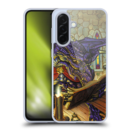 Ed Beard Jr Dragons A Good Book Soft Gel Case for Samsung Galaxy A36 5G
