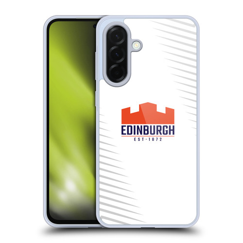 Edinburgh Rugby Graphic Art White Logo Soft Gel Case for Samsung Galaxy A36 5G
