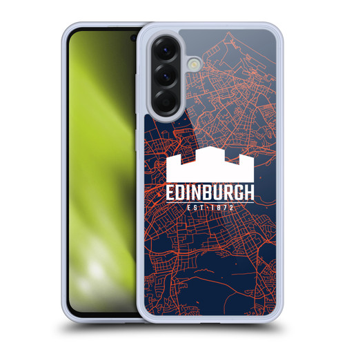 Edinburgh Rugby Graphics Map Soft Gel Case for Samsung Galaxy A56 5G