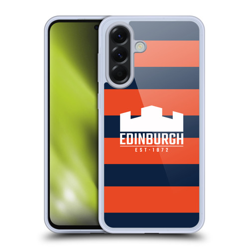 Edinburgh Rugby Graphics Stripes Soft Gel Case for Samsung Galaxy A56 5G