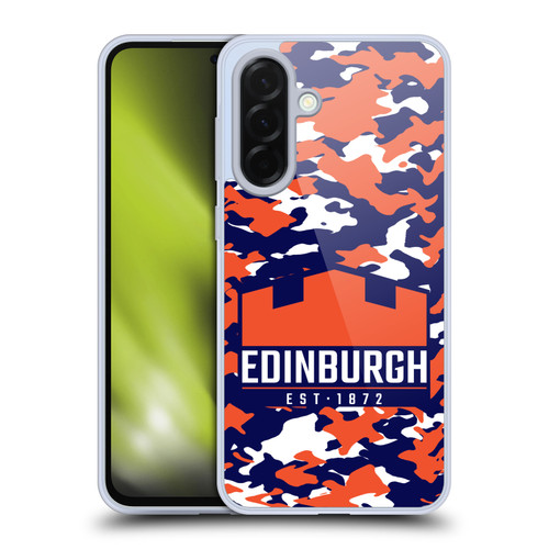 Edinburgh Rugby Logo 2 Camouflage Soft Gel Case for Samsung Galaxy A36 5G