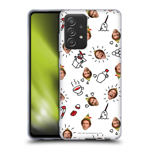 Elf Movie Graphics 2 Buddy Face Pattern Soft Gel Case for Samsung Galaxy A52 / A52s / 5G (2021)