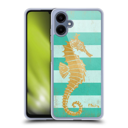 Paul Brent Coastal Gold Seahorse Soft Gel Case for Samsung Galaxy A06 4G / 5G