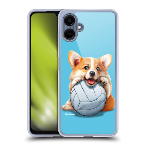 P.D. Moreno Sport Puppies Corgi Volleyball Soft Gel Case for Samsung Galaxy A06 4G / 5G