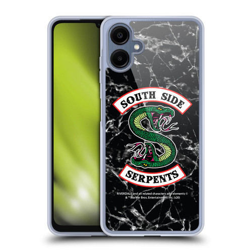 Riverdale South Side Serpents Black And White Marble Logo Soft Gel Case for Samsung Galaxy A06 4G / 5G