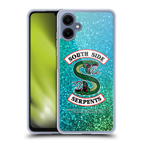 Riverdale South Side Serpents Glitter Print Logo Soft Gel Case for Samsung Galaxy A06 4G / 5G