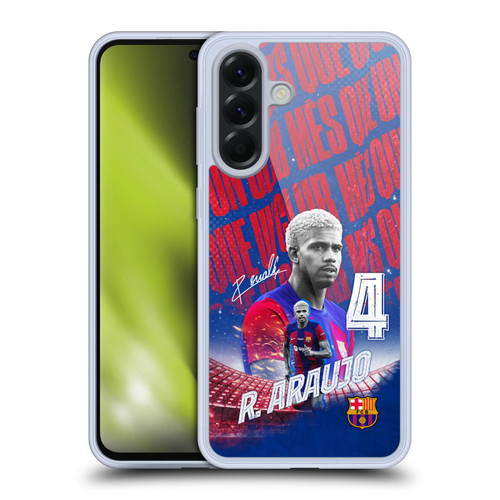 FC Barcelona 2023/24 First Team Ronald Araújo Soft Gel Case for Samsung Galaxy A56 5G