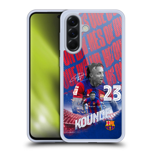 FC Barcelona 2023/24 First Team Jules Koundé Soft Gel Case for Samsung Galaxy A56 5G