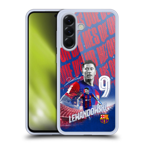FC Barcelona 2023/24 First Team Robert Lewandowski Soft Gel Case for Samsung Galaxy A56 5G