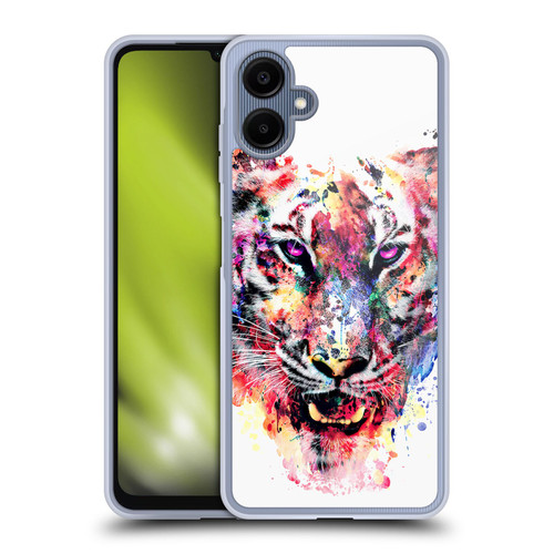 Riza Peker Animals Eye Of The Tiger Soft Gel Case for Samsung Galaxy A06 4G / 5G