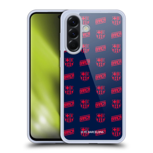 FC Barcelona Graphics Crest Pattern Soft Gel Case for Samsung Galaxy A56 5G