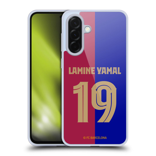 FC Barcelona 2024/25 Players Home Kit Lamine Yamal Soft Gel Case for Samsung Galaxy A36 5G
