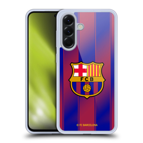 FC Barcelona 2025/26 Crest Kit Home Soft Gel Case for Samsung Galaxy A56 5G