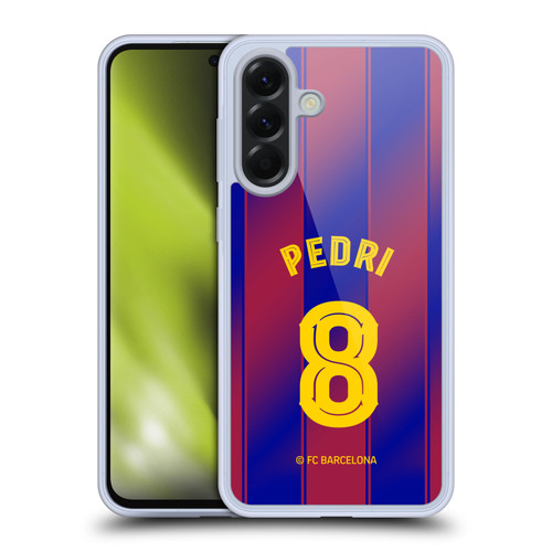 FC Barcelona 2025/26 Players Home Kit Pedri Soft Gel Case for Samsung Galaxy A56 5G