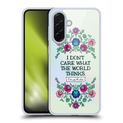 Frida Kahlo Art & Quotes Confident Woman Soft Gel Case for Samsung Galaxy A36 5G