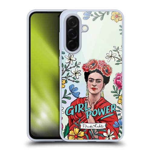 Frida Kahlo Art & Quotes Girl Power Soft Gel Case for Samsung Galaxy A36 5G