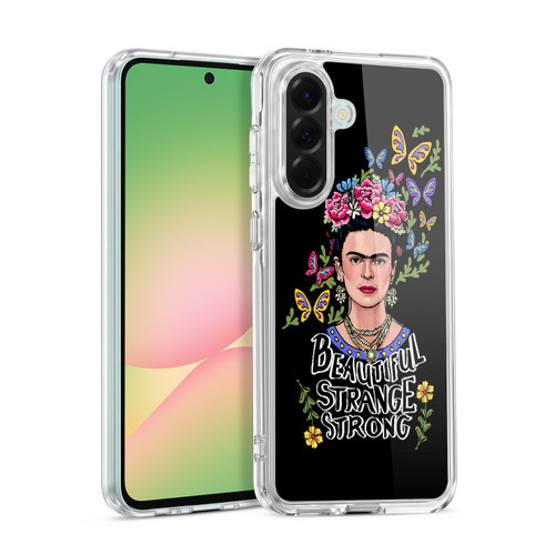 Frida Kahlo Art & Quotes Beautiful Woman Soft Gel Case for Samsung Galaxy A56 5G