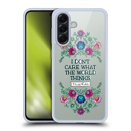 Frida Kahlo Art & Quotes Confident Woman Soft Gel Case for Samsung Galaxy A56 5G