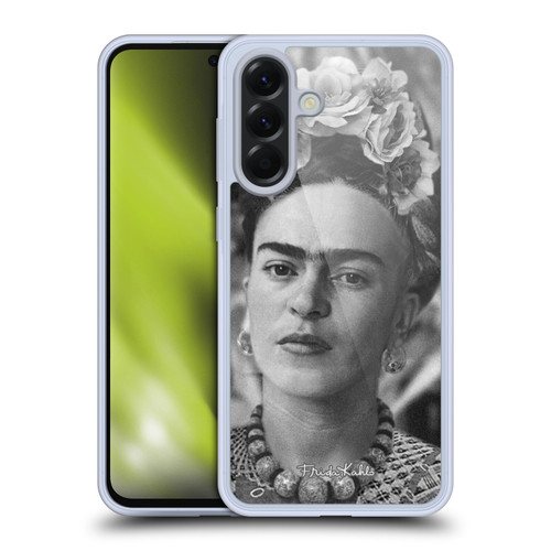 Frida Kahlo Portraits And Quotes Floral Headdress Soft Gel Case for Samsung Galaxy A56 5G