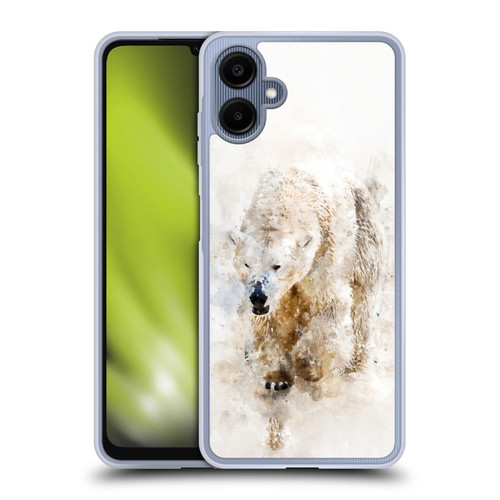 Simone Gatterwe Animals 2 Abstract Polar Bear Soft Gel Case for Samsung Galaxy A06 4G / 5G