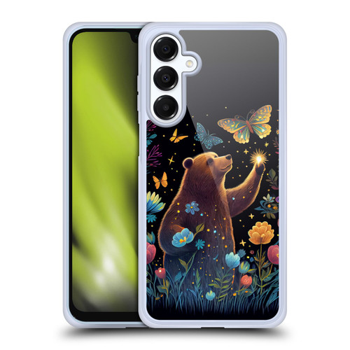 JK Stewart Art Bear Reaching Up Soft Gel Case for Samsung Galaxy A16 5G & MagSafe