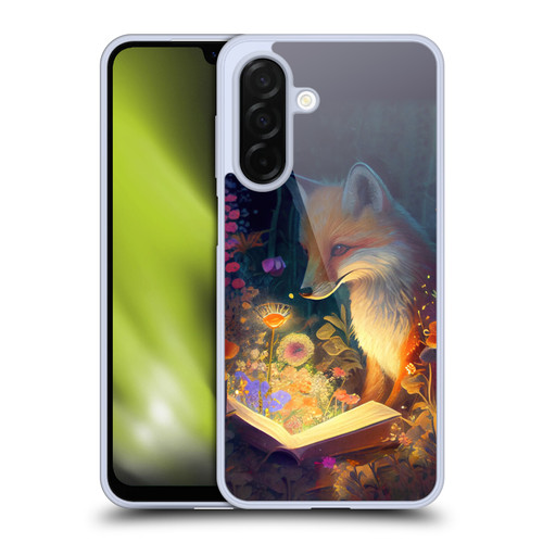 JK Stewart Art Fox Reading Soft Gel Case for Samsung Galaxy A26 5G