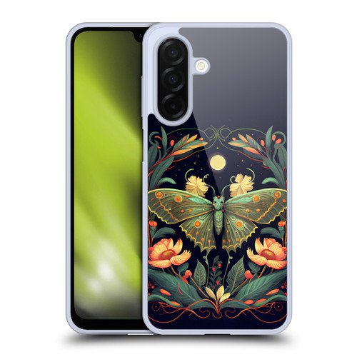 JK Stewart Graphics Lunar Moth Night Garden Soft Gel Case for Samsung Galaxy A26 5G
