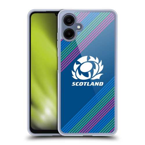 Scotland Rugby Graphics Stripes Soft Gel Case for Samsung Galaxy A06 4G / 5G