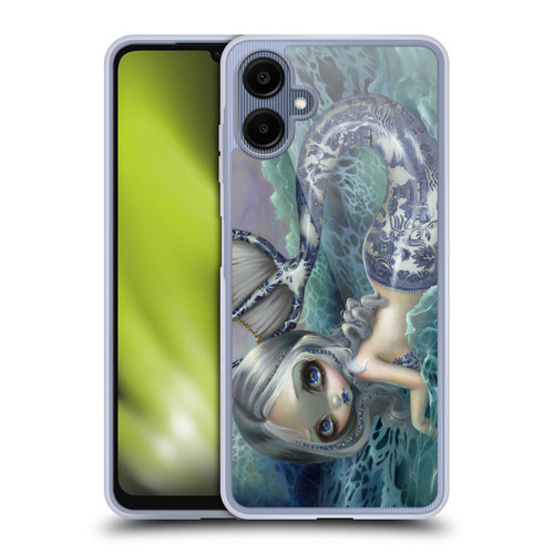 Strangeling Mermaid Blue Willow Tail Soft Gel Case for Samsung Galaxy A06 4G / 5G