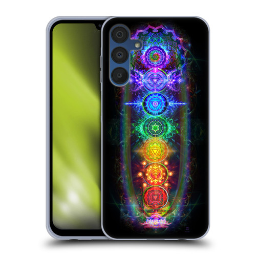 Jumbie Art Visionary Chakras Soft Gel Case for Samsung Galaxy A15 & MagSafe