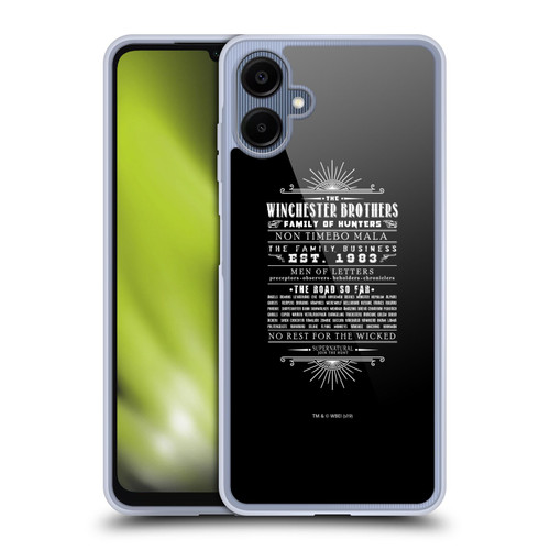 Supernatural Vectors Winchester Brothers Soft Gel Case for Samsung Galaxy A06 4G / 5G