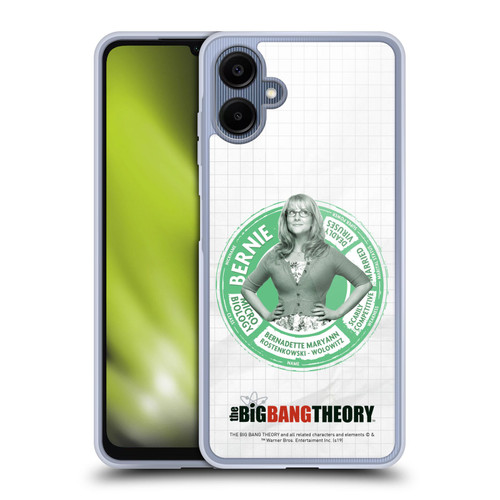 The Big Bang Theory Character Attributes Bernadette Soft Gel Case for Samsung Galaxy A06 4G / 5G