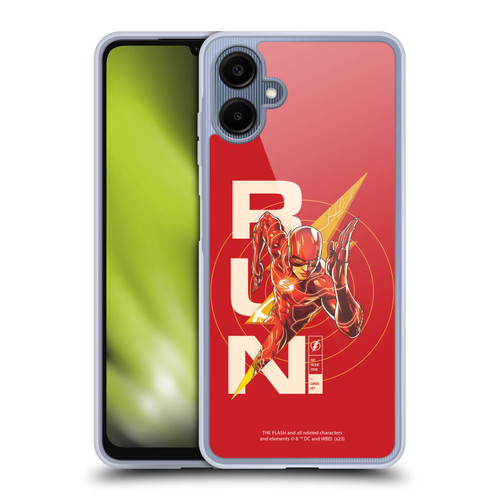 The Flash 2023 Graphics Barry Allen Run Soft Gel Case for Samsung Galaxy A06 4G / 5G