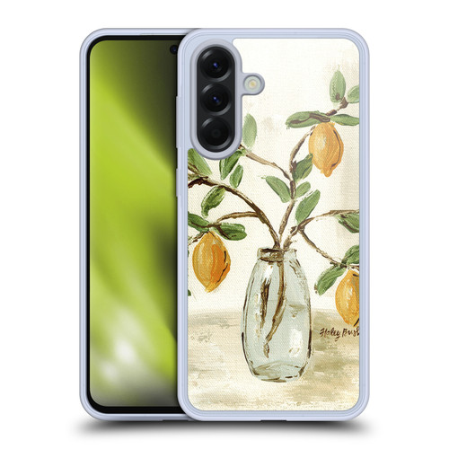 Haley Bush Floral Painting Lemon Branch Vase Soft Gel Case for Samsung Galaxy A56 5G