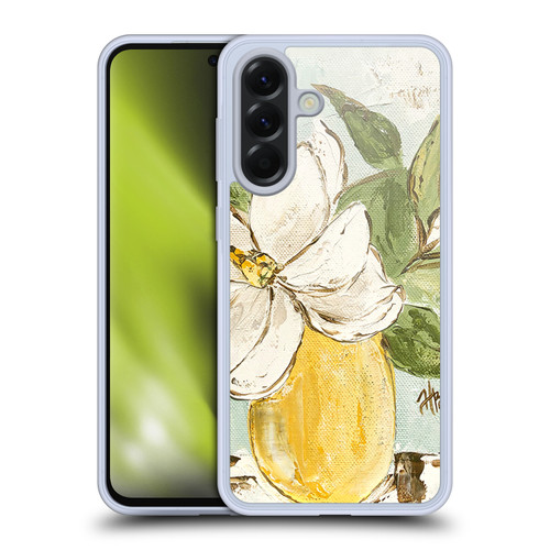 Haley Bush Floral Painting Magnolia Yellow Vase Soft Gel Case for Samsung Galaxy A56 5G