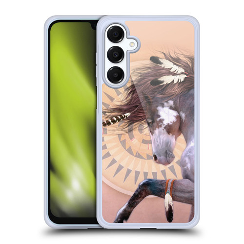 Laurie Prindle Fantasy Horse Native Spirit Soft Gel Case for Samsung Galaxy A16 5G & MagSafe